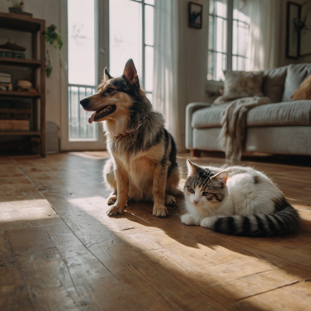 help pet adjust to new environment